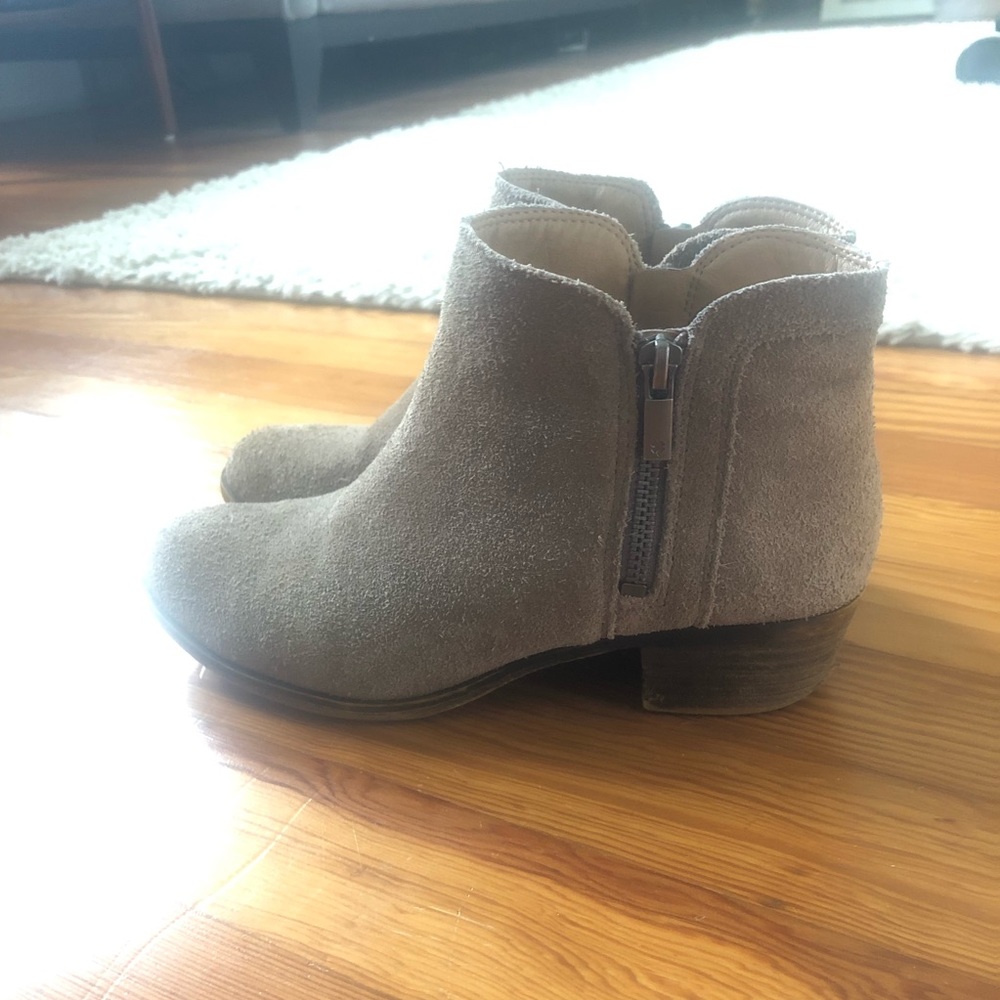 Lucky brand suede booties